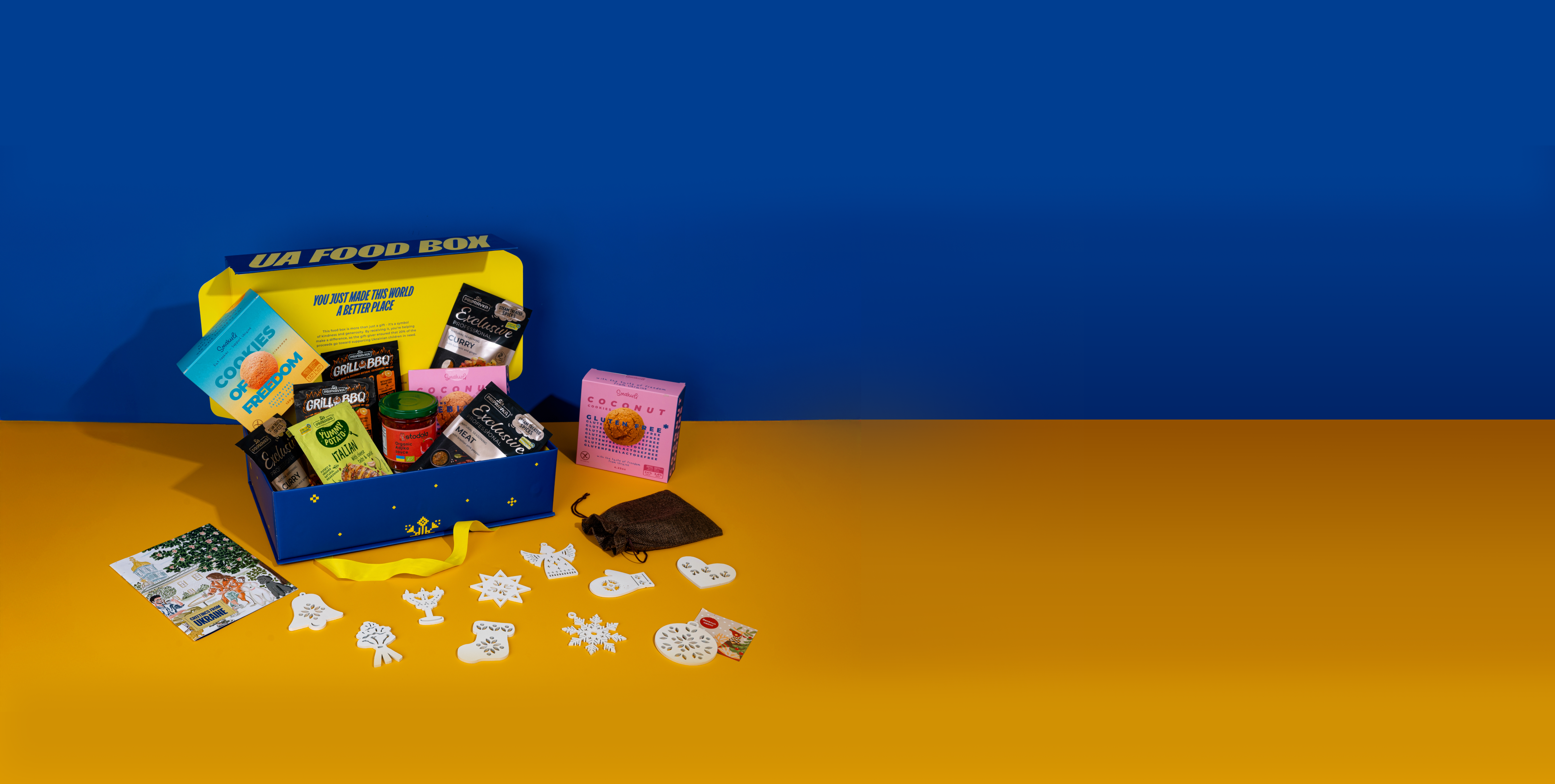 Box with 29 treats from Ukraine